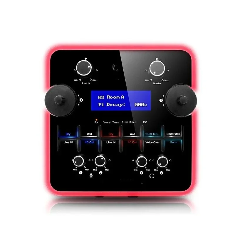 External sound card set Mobile phone computer network Karaoke live streaming host Shout microphone recording