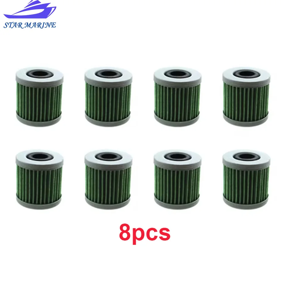 

8 шт. 16911-ZY3-010 Топливный фильтр для подвесного двигателя Honda 75-200 л.с. Подвесной топливный фильтр Ele ment Запасные части Детали двигателя лодки