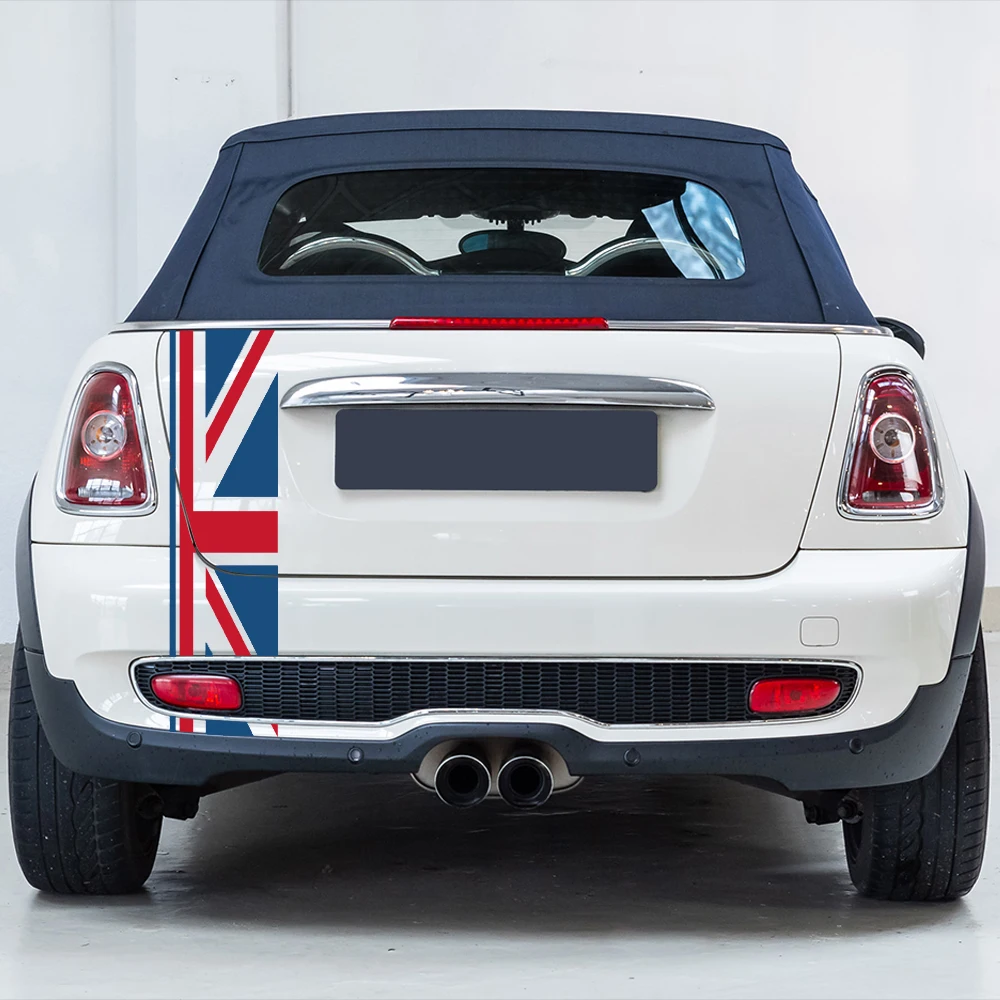 Union Jack Car Rear Trunk Decal Stickers für Mini Cooper – Perfekte Styling-Accessoires mit britischer Identität
