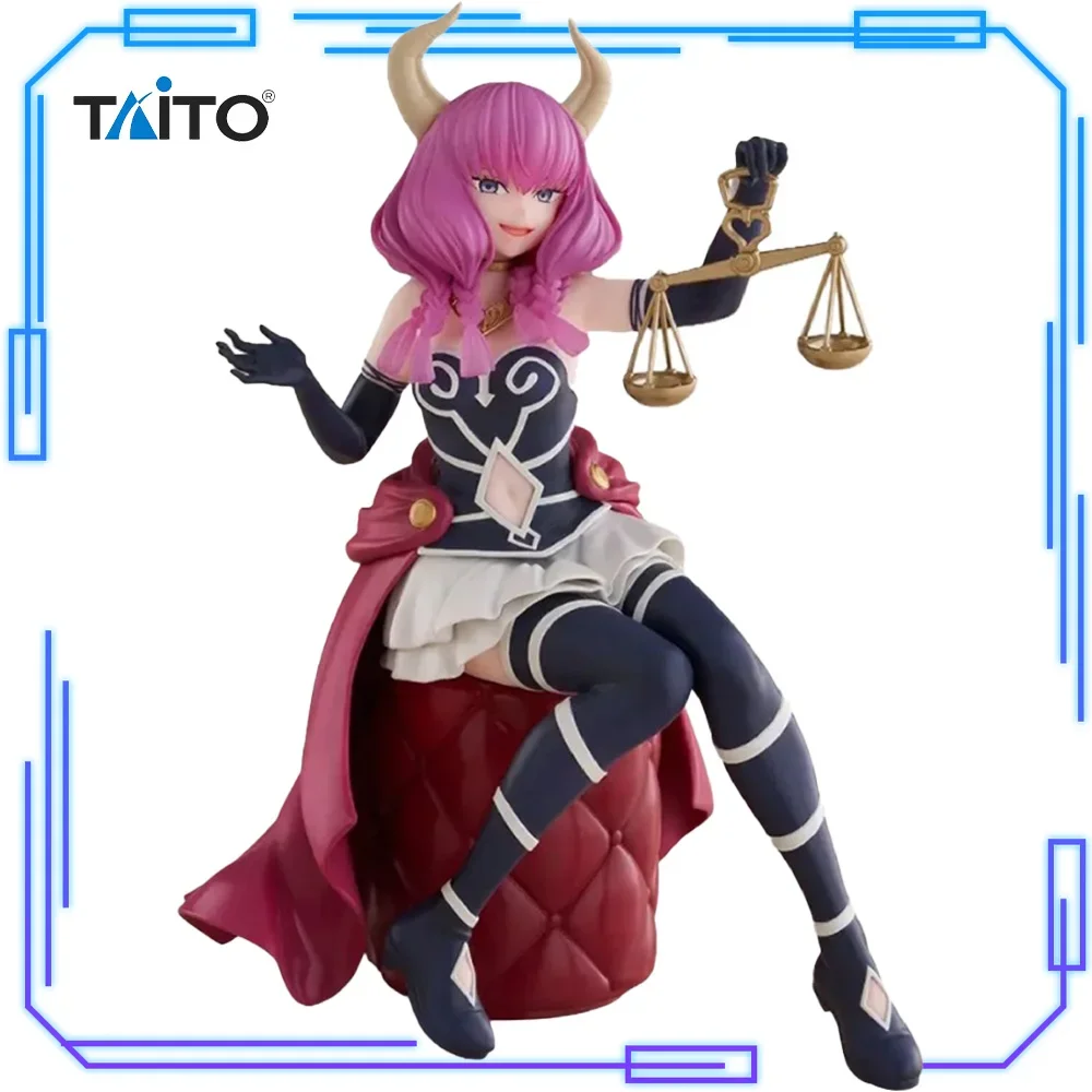 En stock, figurine originale Taito, authentique, Anime Frieren: Beyond Journeys End Aura, 13 cm, collection de jouets, figurine mignonne pour le bureau, cadeau de Noël