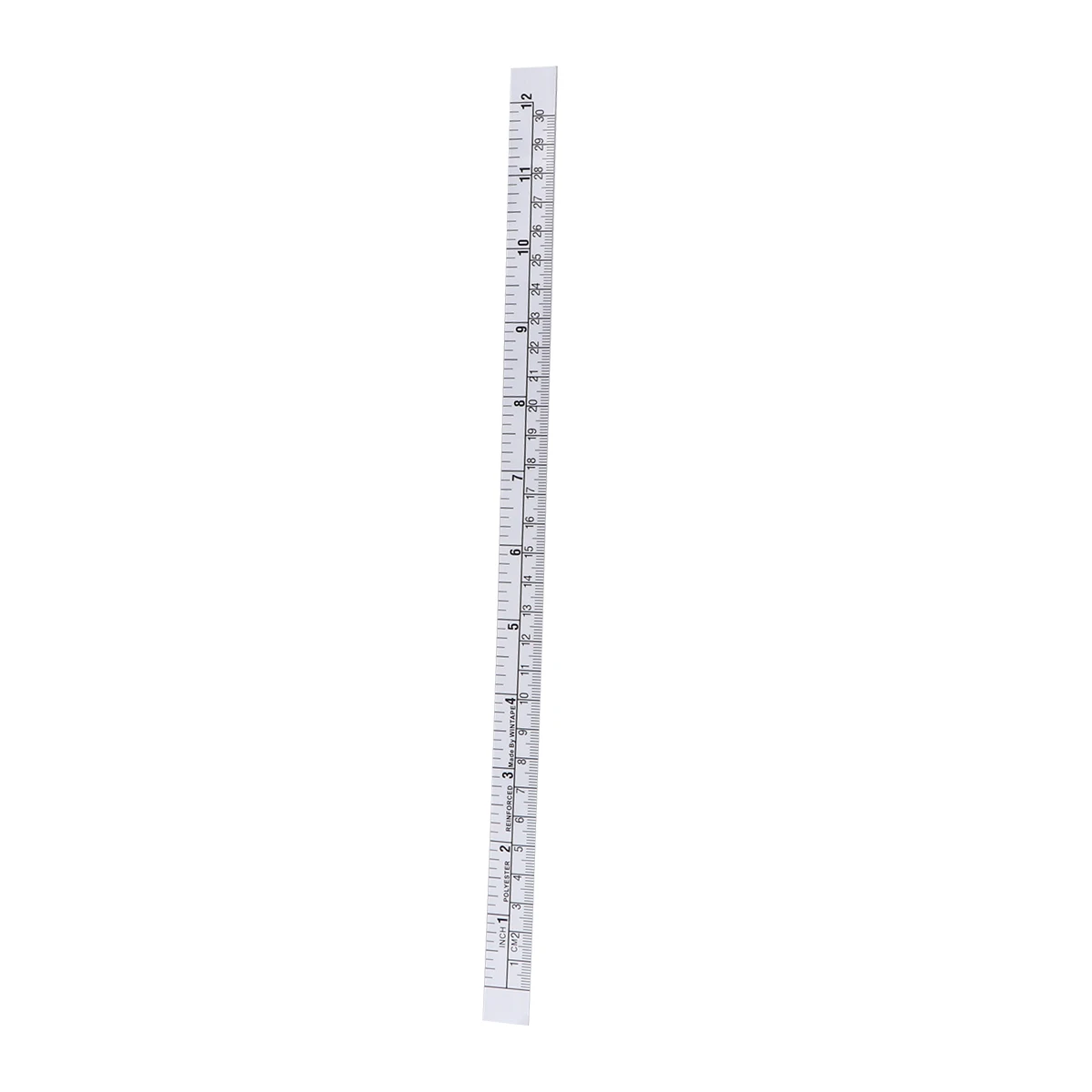 

1pc Waterproof Oil-Proof Self-Adhesive Measuring Tape Ruler 12 Inches 30Cm 16Mm Silver For Sewing Machine Workbench Wall Stick