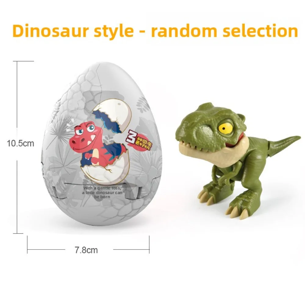Children's toy deformed dinosaur egg cute bite finger bite finger Tyrannosaurus rex blind box simulation animal model boy - view 5