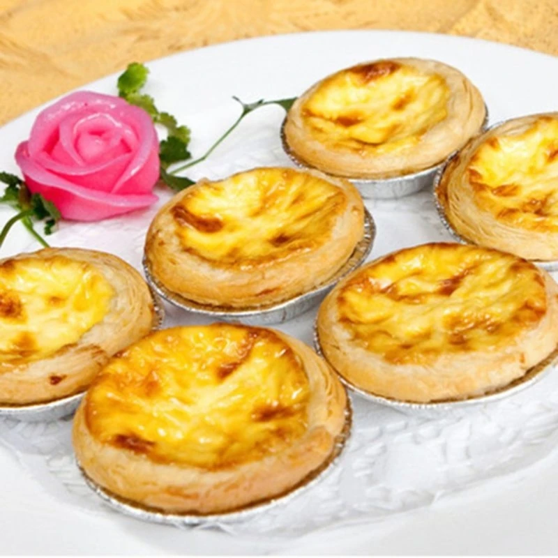 

250pcs Disposable Aluminum Foil Baking Egg Tart Pan Cupcake for Case Plate Mold