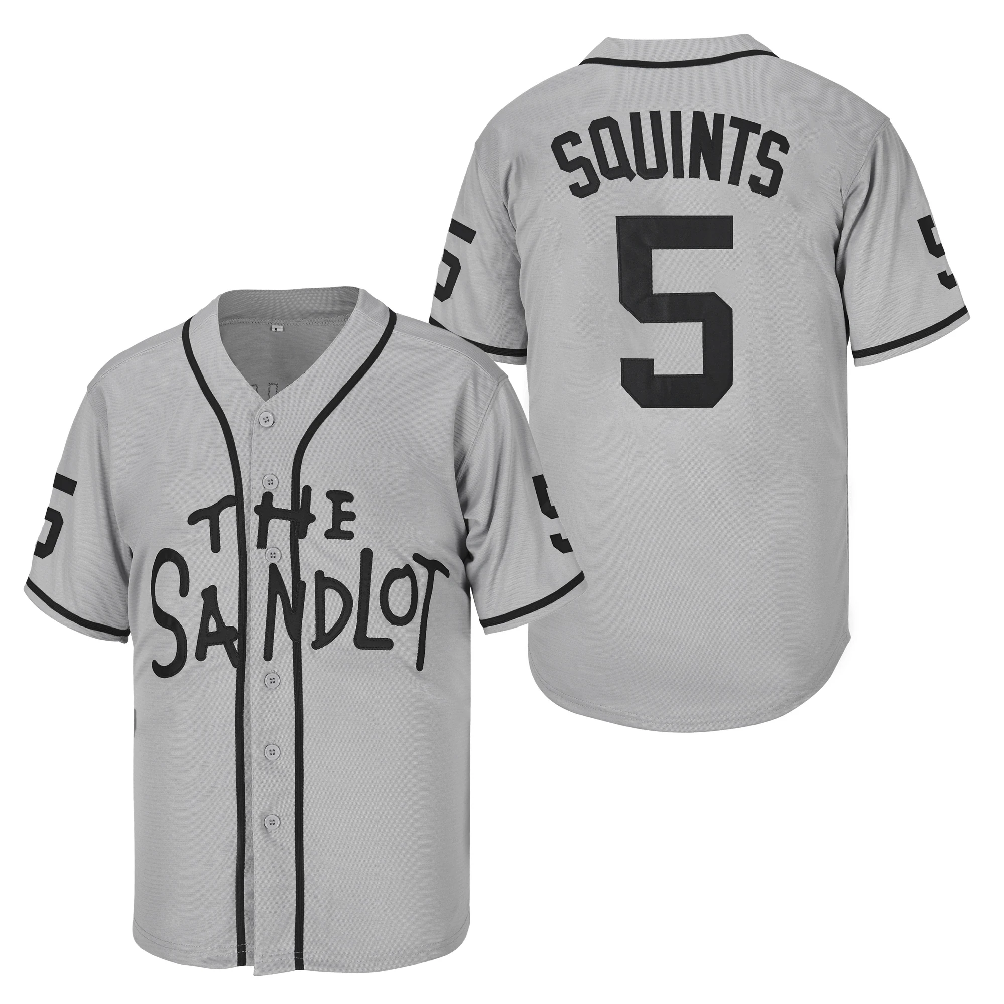 Men\'s 30 Sandlot Benny 5 Michael Squints 11 Alan Yeah-Yeah The Jet Rodriguez Movie Baseball Jersey