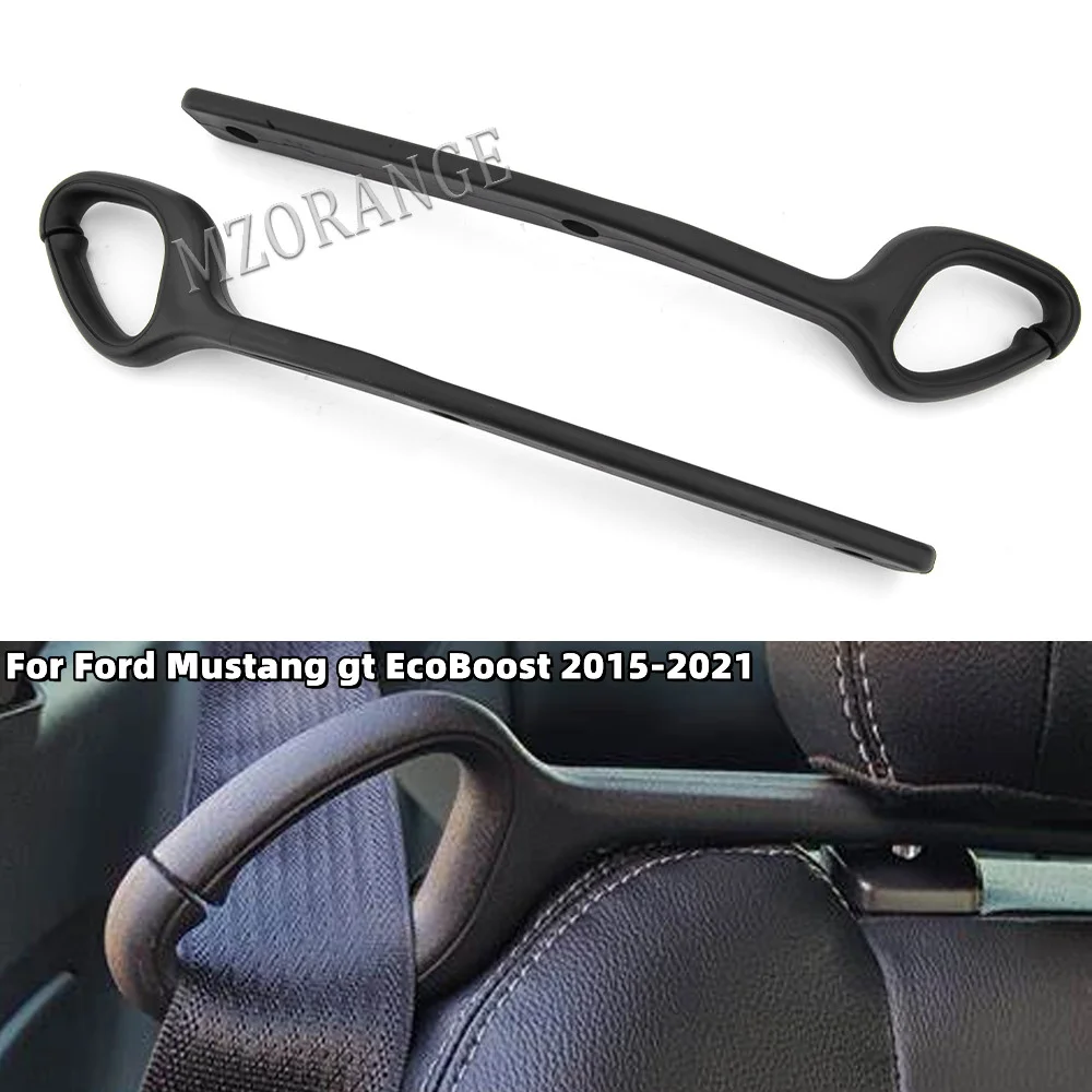 1 Pair Front Seat Belt Holder Extension Guide Hook For Ford Mustang gt EcoBoost 2015 2016 2017 2018 2019 -2021 Car Accessories