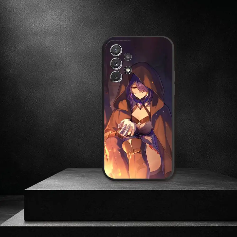 Acheron Honkai Star Rail funda de teléfono para Samsung S 25,24,23,22,30,21,10,9,Ultra,Plus,Lite,FE,4,5G funda blanda negra