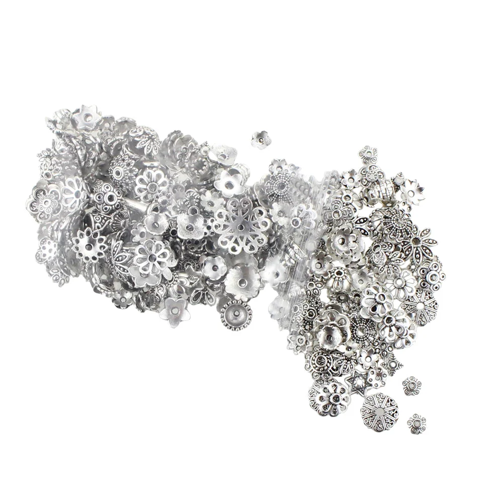 

50G Mixed Flower Charms Alloy Pendants Fine Workmanship DIY Jewelry Accessories for Necklace Bracelet Keychain Sweater Chain