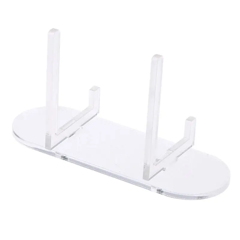Hot Sale 1/3/5Pcs Transparent Display Stand Acrylic Storage Holder For Photo Plate Card Showcase Model Display Shelf