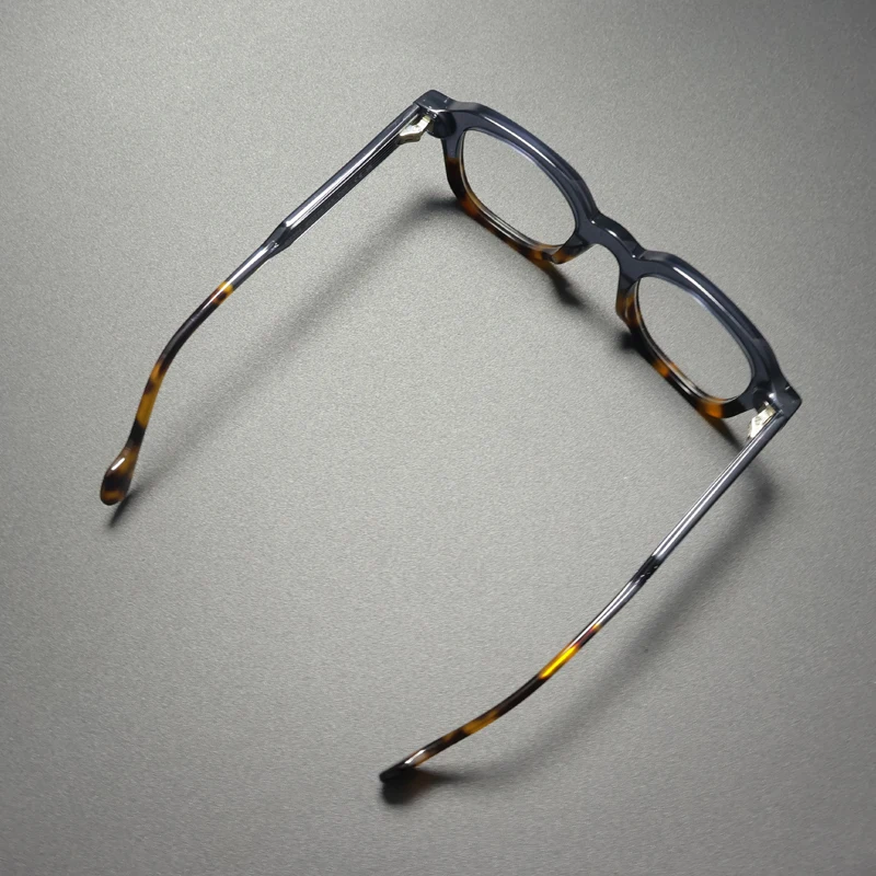 Gatenac Vintage Handmade Acetate Glasses Frame Men 2025 New Square Eyeglasses Frame Women Retro Designer Luxury Brand Eyewear