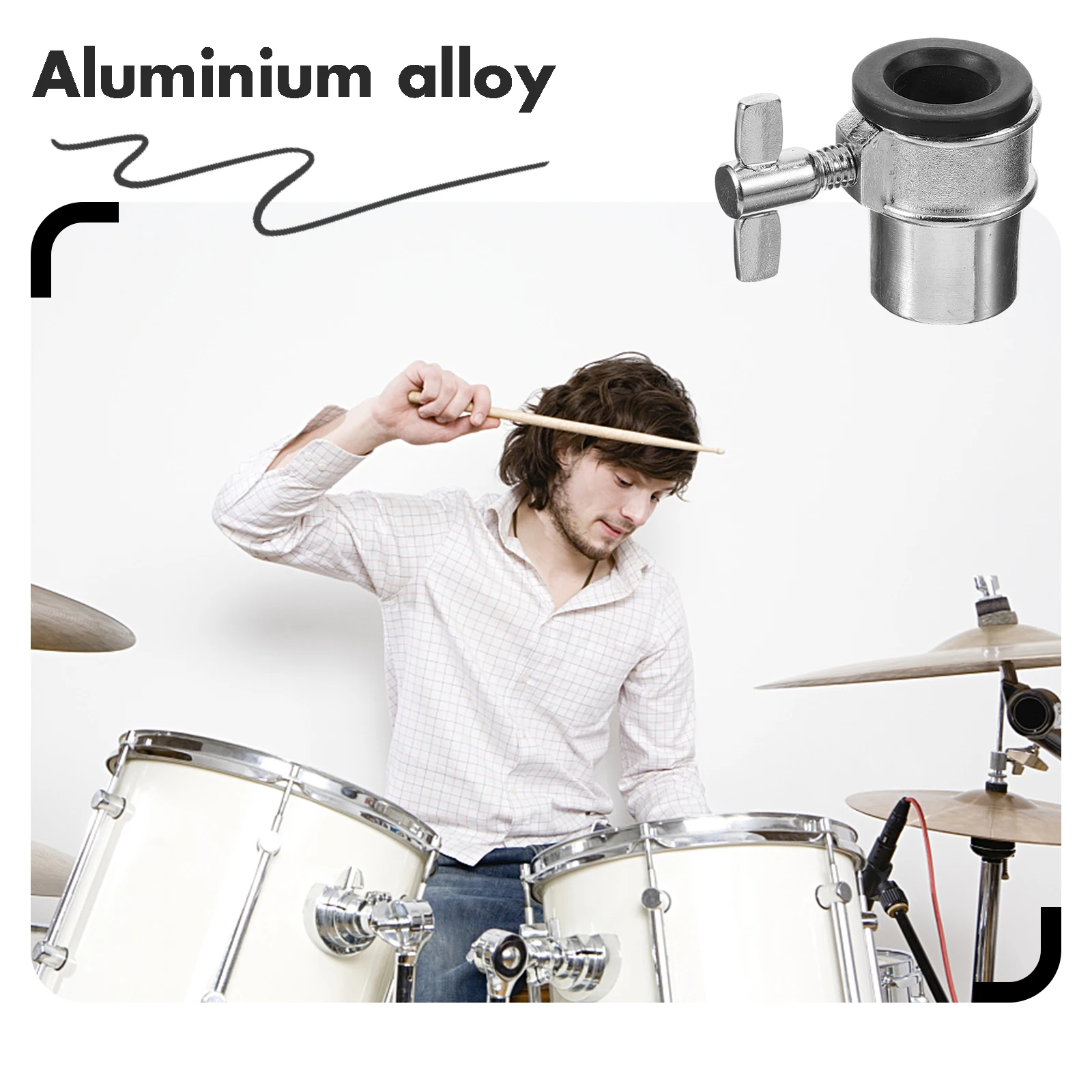 

Drum Bracket Adjuster Wing Screw Accessories and Parts Lock Hardware Connector Aluminum Alloy