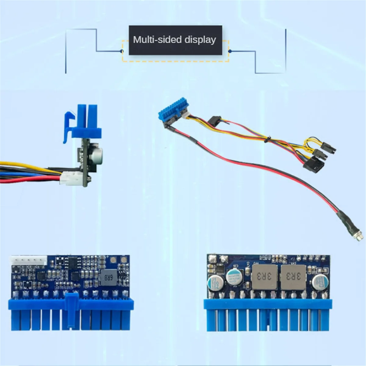 DC-ATX 160W Direct Plug Power Module Conversion Board 12V 160W High Power PSU 24Pin MINI ITX DC to ATX PC Power Supply