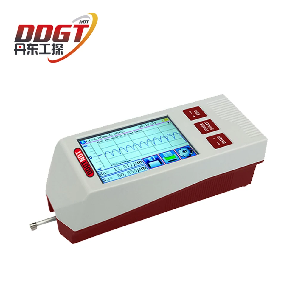 DDGTNDT Portable Surface Roughness Tester DGT-SRT500 with Groove Sensor/Probe Non Destructive Testing Instrument