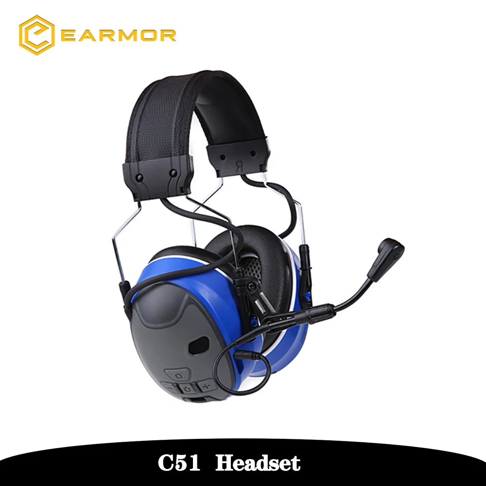 

EARMOR Bluetooth C51 Noise Reduction Earphones Cantilever Electronic Microphone Hearing Protection Communications Earphones