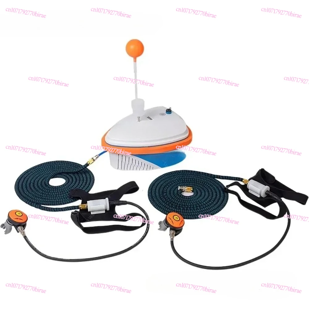 

2024 New Diving Ventilator Portable for Dual Users Underwater Scuba 7-10hours Deep 15 Meters Float Diving Device Rescue Fishing