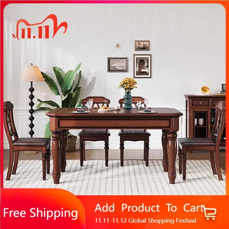 

Princess Luxury Dining Table Unique Compact Living Room Dining Table Restaurant Rectangular Luxury Muebles Trendy Furniture