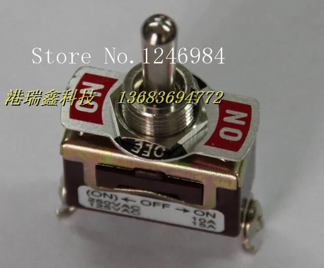 [SA]Single tripod third gear reset large single toggle switch toggle switches 704-2A Dailywell Deli Wei M12--20pcs/lot