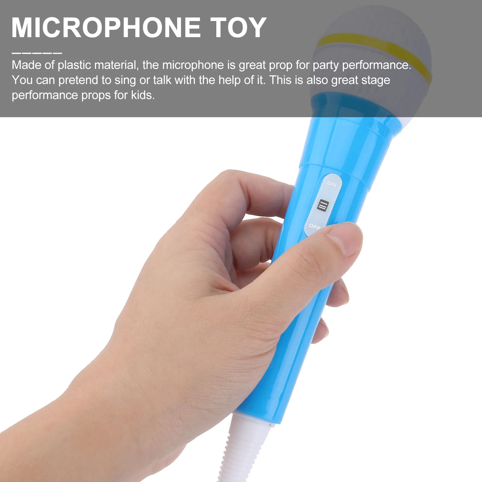 Microphone Toy Party Performance Toys Celebrity Model Musical Toddler Microphones