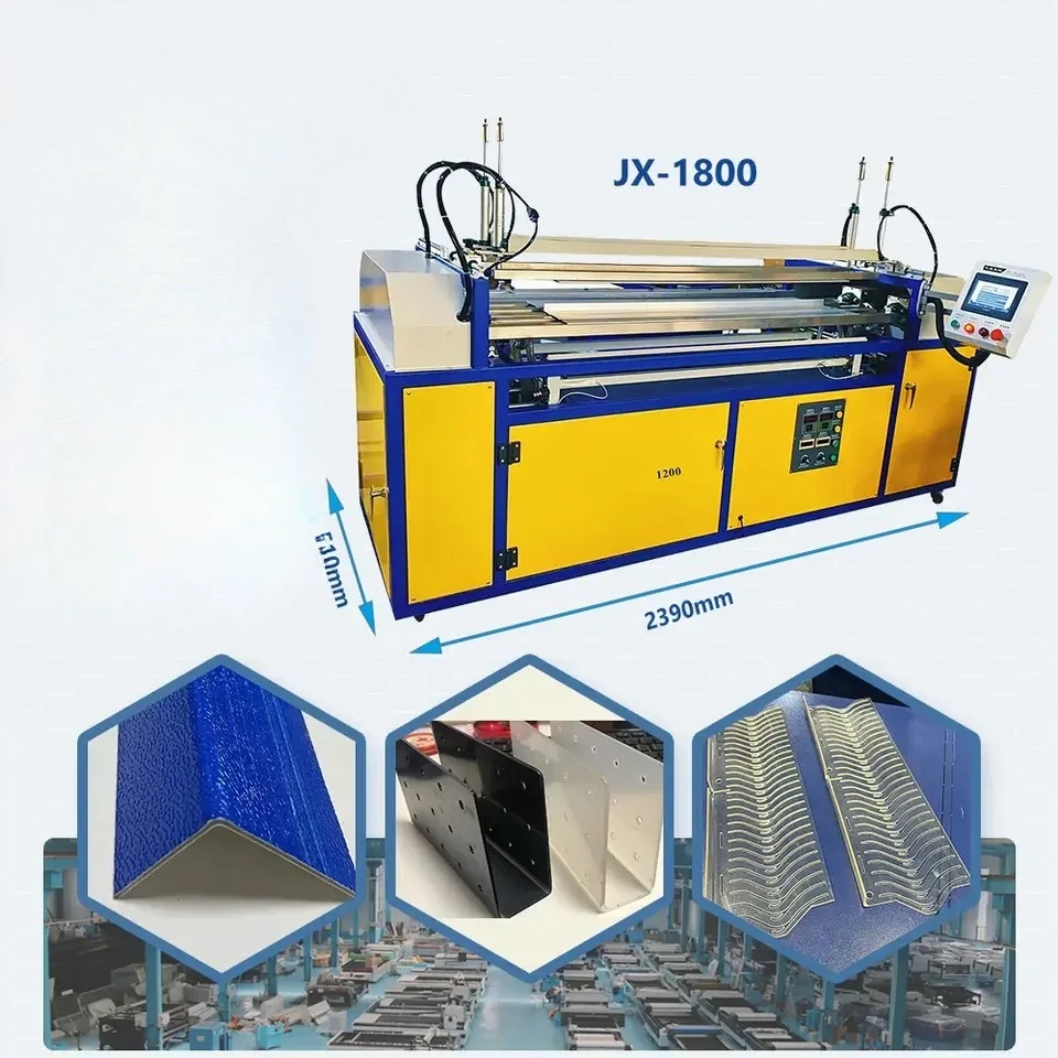1200 1800mm Stronger Acrylic Sheet Profile Double Line Automatic Edge Angle Hot Bender Heater Plexiglass Folding Bending Machine
