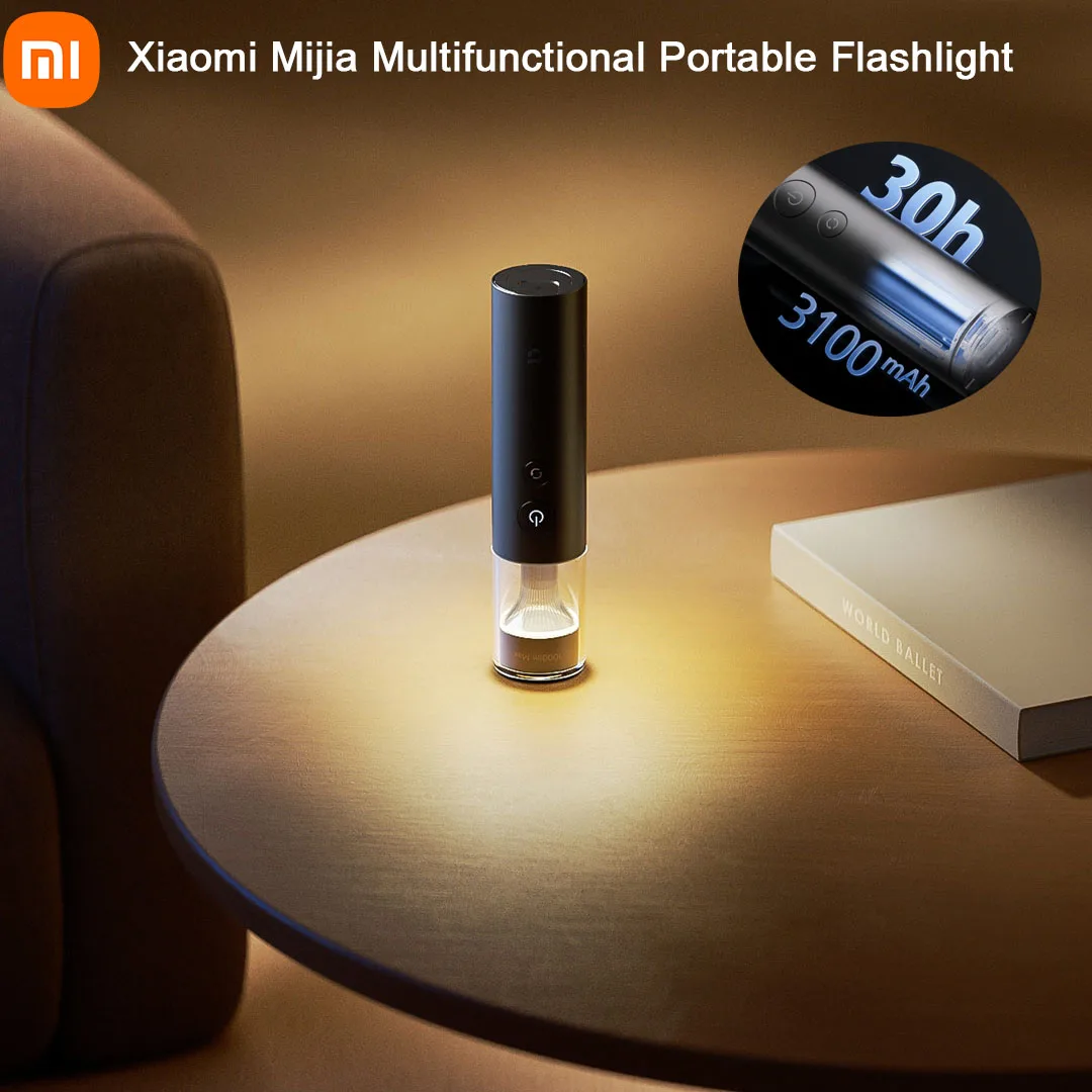 

Xiaomi Mijia Multifunctional Flashlight 3100mAh IP65 Waterproof 1000lm Emergency Lighting Outdoor Camping High Brightness Lamp
