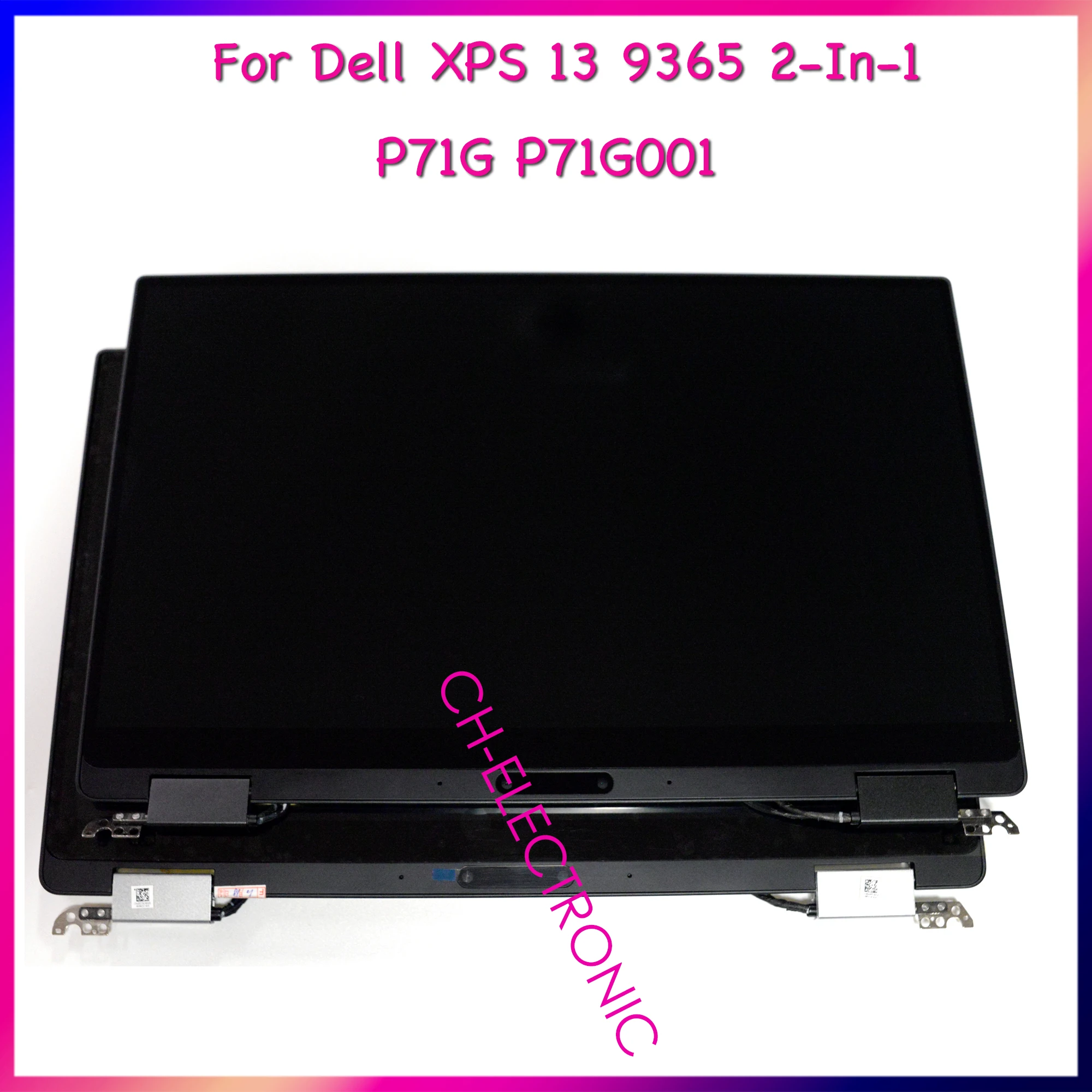 

13.3" FHD QHD+ LAPTOP Replacement LCD Touch Screen Display Full Assembly For Dell XPS 13 9365 2-in-1 P71G P71G001 NPF60 7W2X9