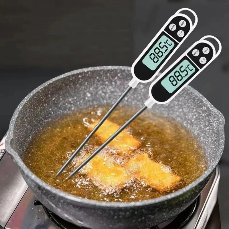 Probe Type Digital Food Thermometer TP300 Instant Read Meat Temperature Gauge for Kitchen Cooking BBQ Milk