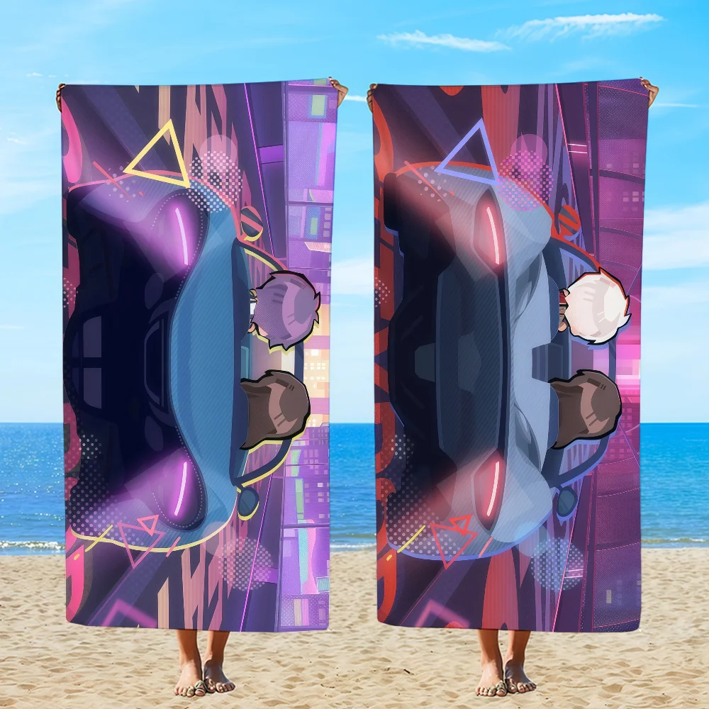 Game Love And Deepspace Towel Textile Bathrobe Beach Quick-Drying Lightweight Portable Camping Swim Pool Travel