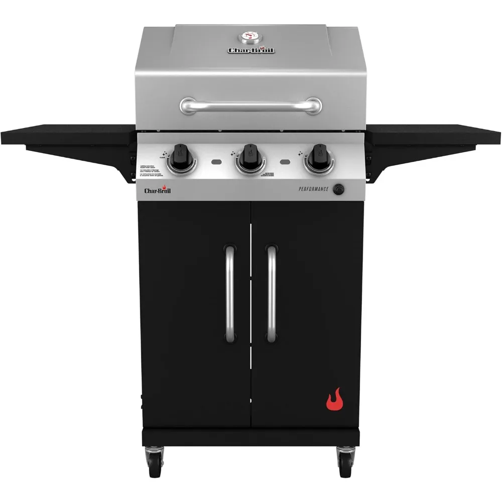 

Series Convective 3-Burner Cart Propane Gas Stainless Steel Grill - 463732623