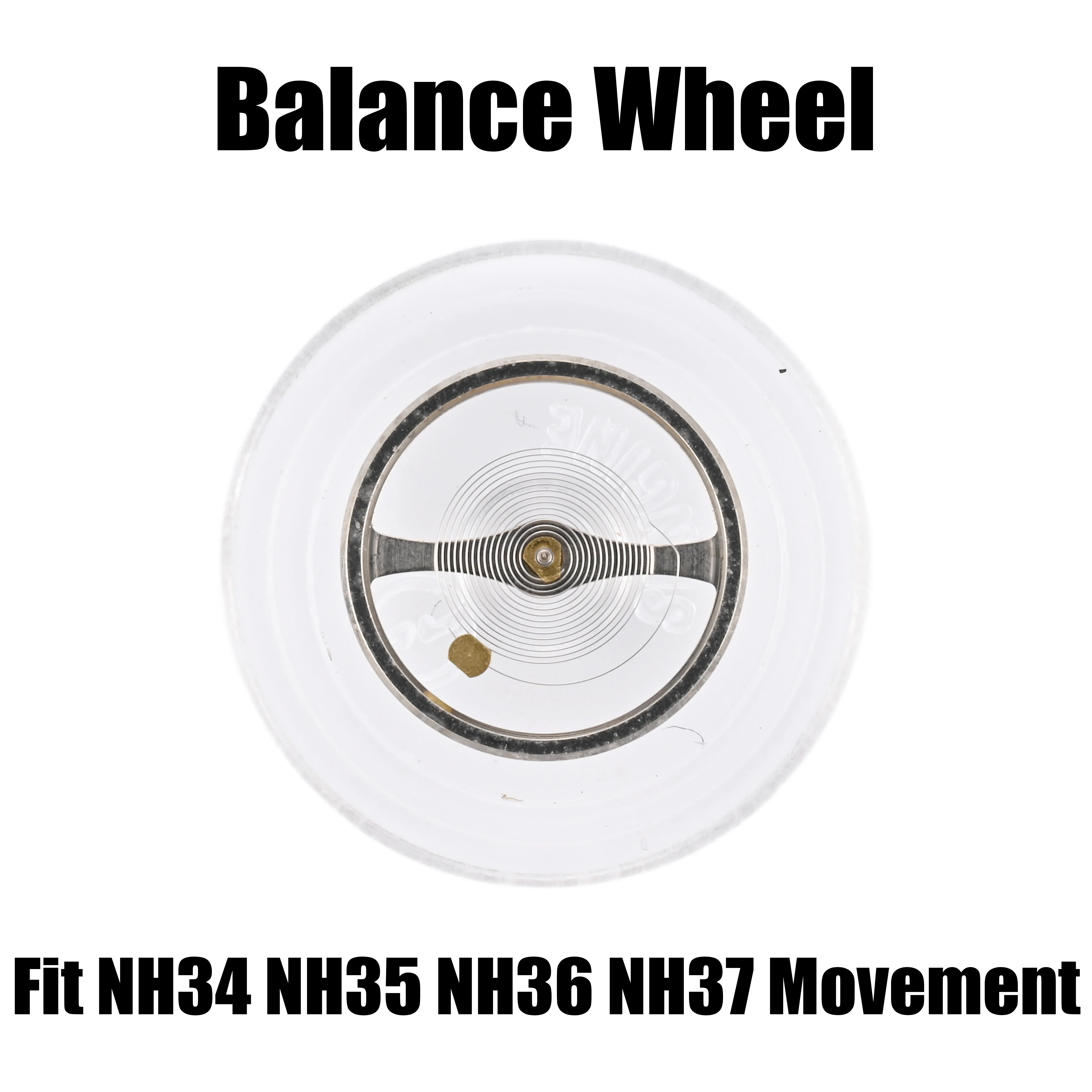 Japanese genuine parts NH34 NH35 NH36 NH37 7S26 7S36 balance Mechanical watch accessories silvery balance TMI NH35 movement