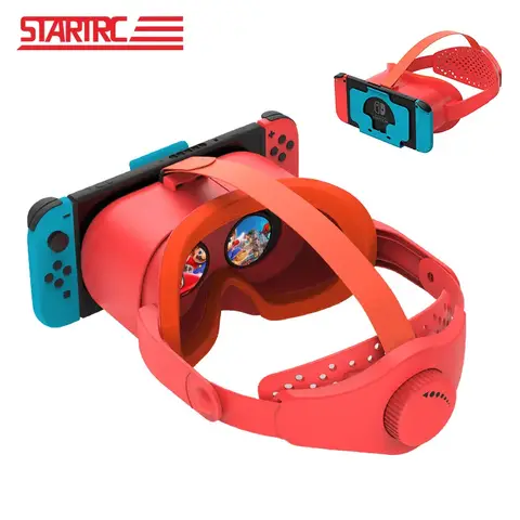 STARTRC निंटेंडो स्विच/स्विच OLED मॉडल NS स्विच वर्चुअल रियलिटी ग्लास के लिए उन्नत VR हेडसेट, एडजस्टेबल लेंस स्ट्रैप के साथ 6 best sales वीआर निन्टेंडो स्विच - №2