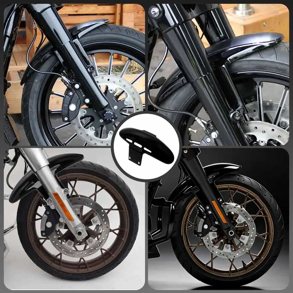 Front Short Fender Mudguard For Harley Road Electra Glide Ultra Limited CVO/SE Classic Special 14-23 Motorcycle Fits 21