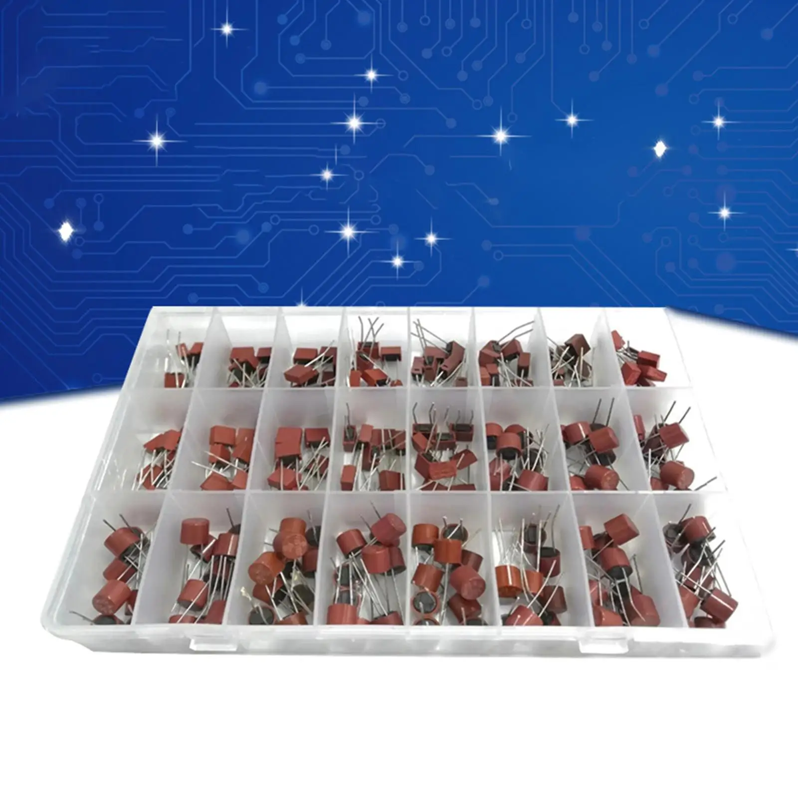 240 Pieces Dip Mounted Miniature 392 Electrical Assorted Mix Set s Assorted