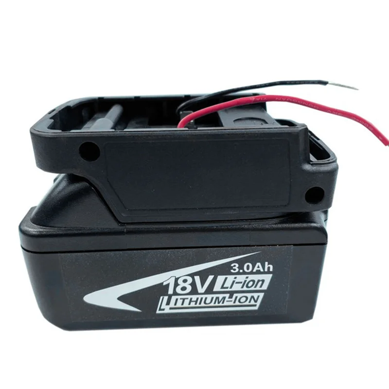 Adaptador de ruedas de alimentación para Makita, Conector de montaje de batería de iones de litio de 18V, soporte de base para herramienta eléctrica, bricolaje