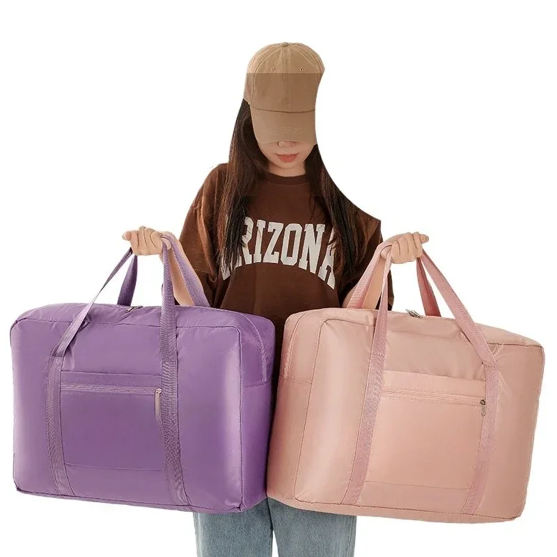 Portable travel bags, moving bags, large-capacity quilt storage bags, outdoor travel multi-functional folding storage bags