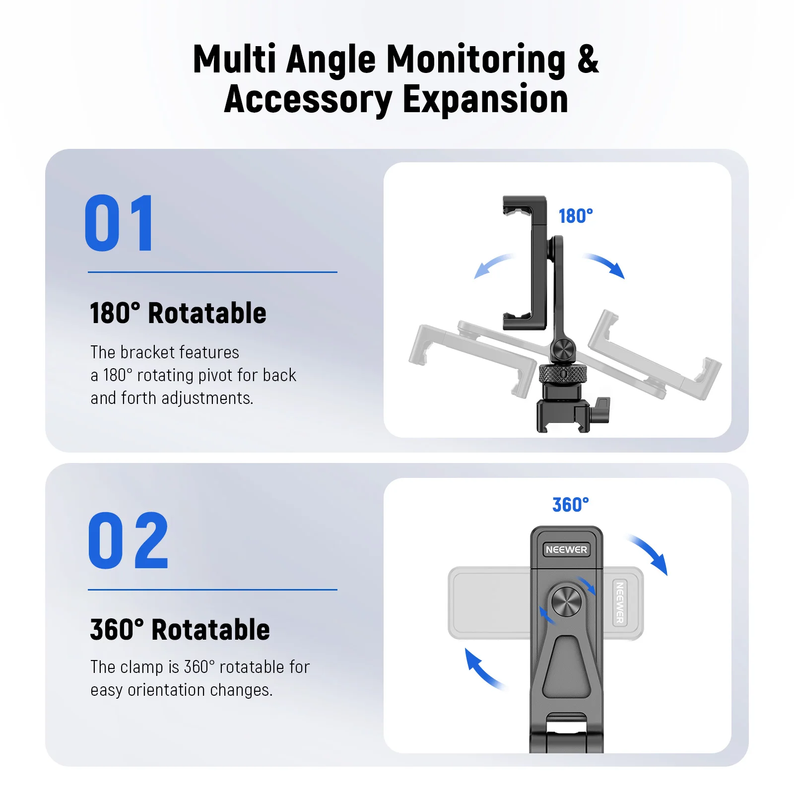 Imagem -05 - Neewer-metal Telefone Tripé Mount com Cold Shoe Mount Braçadeira Nato para Dji Rs4 Rs3 Pro Rs2 Rsc2 Gimbal Estabilizador Iphone 15