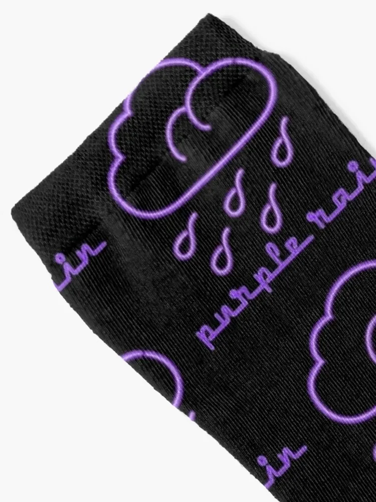 Purple Rain ?? Socks set Hiking boots designer brand with print Socks Ladies Men's