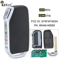 KEYECU 434MHz ID4A Chip FCC ID: SY5FKFGE04 PN: 95440-K0000 Smart klucz zdalny klucz zdalny Fob dla KIA Soul 2019 2020