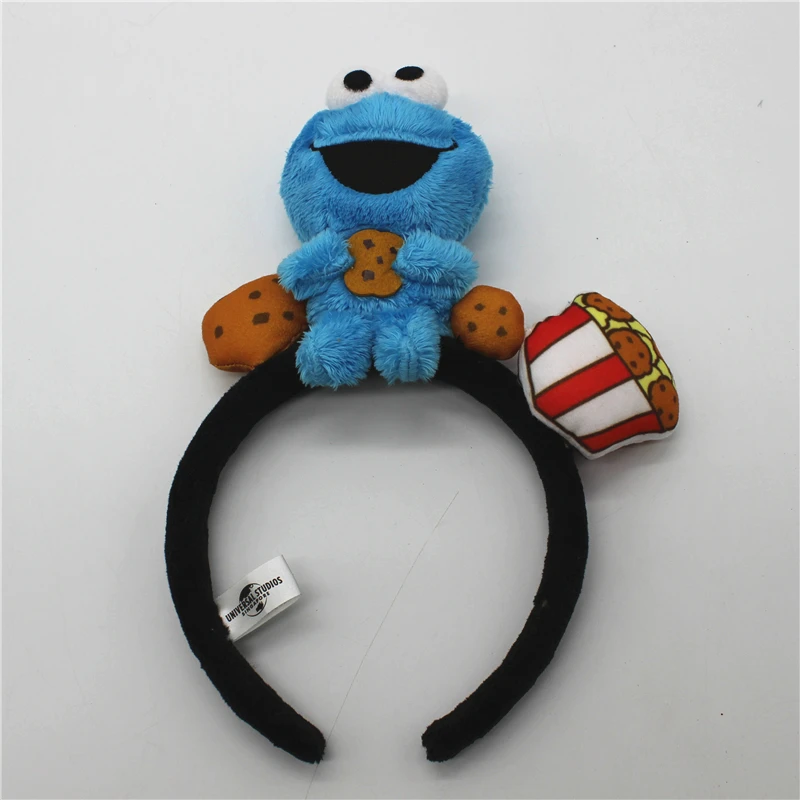 1piece classical Elmo Hair Band plush soft toys Decoration stuffed toys Cookie Monster Children Educational Toys cute animal toy