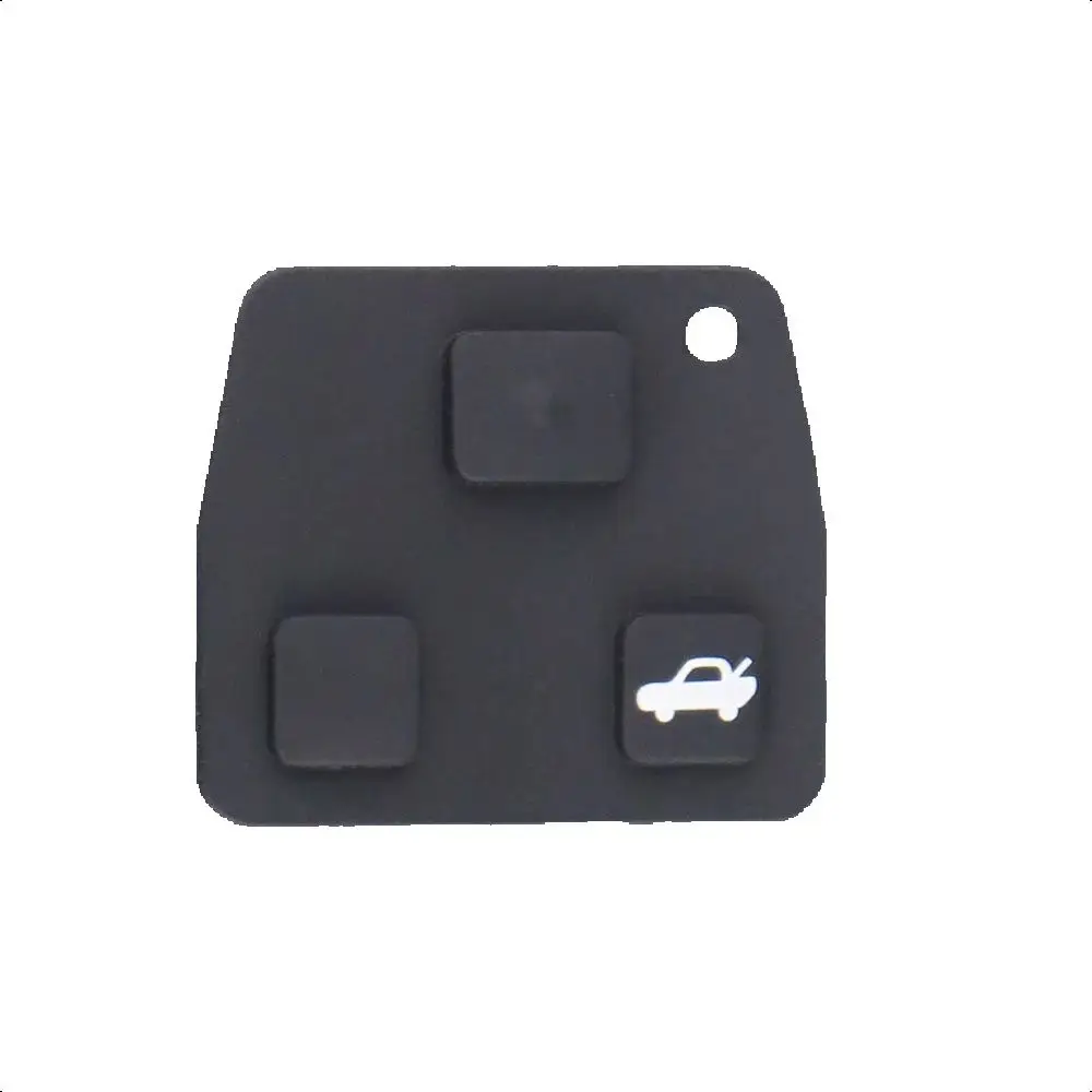 

Для Toyota Avensis Yaris Carina Corolla Prado дистанционный автомобильный брелок из силиконовой резины, сменная 3-кнопочная накладка для Lexus Rav4