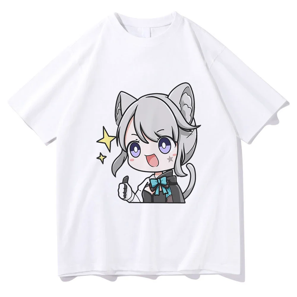 Genshin Impact Lynette Print Women T-shirt Harajuku Summer Aesthetic Unisex T Shirt Kawaii Anime Cartoon Casual Y2k Clothes Tops