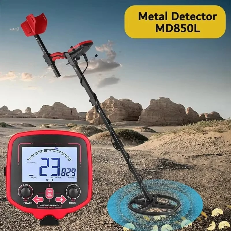 TX-850L High Performance Plastic Underground Metal Detector Gold Detection IP65 Rated Mobile Communication Treasure Hunter Gold