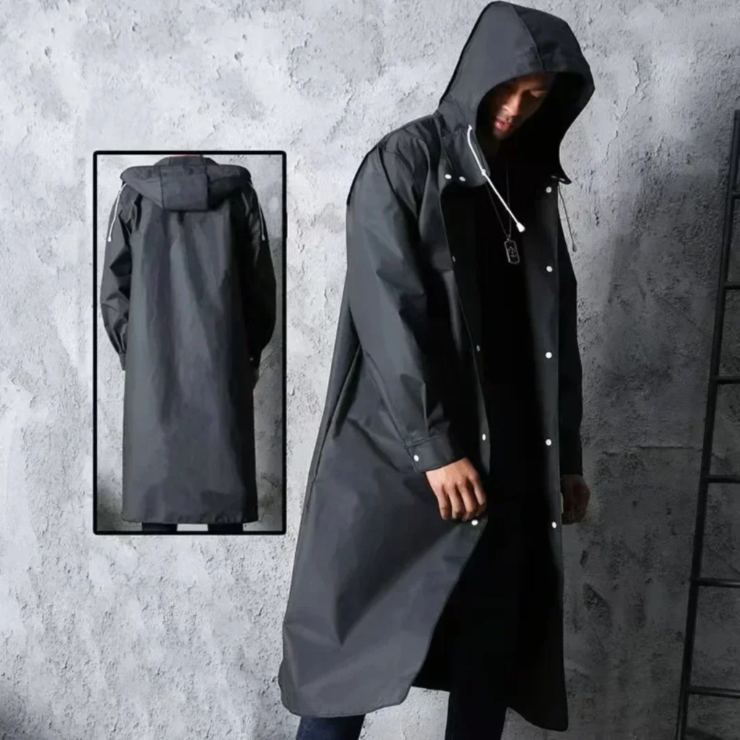 

Non-disposable Raincoat Long Full-body rain-proof men's adult women transparent thickening portable