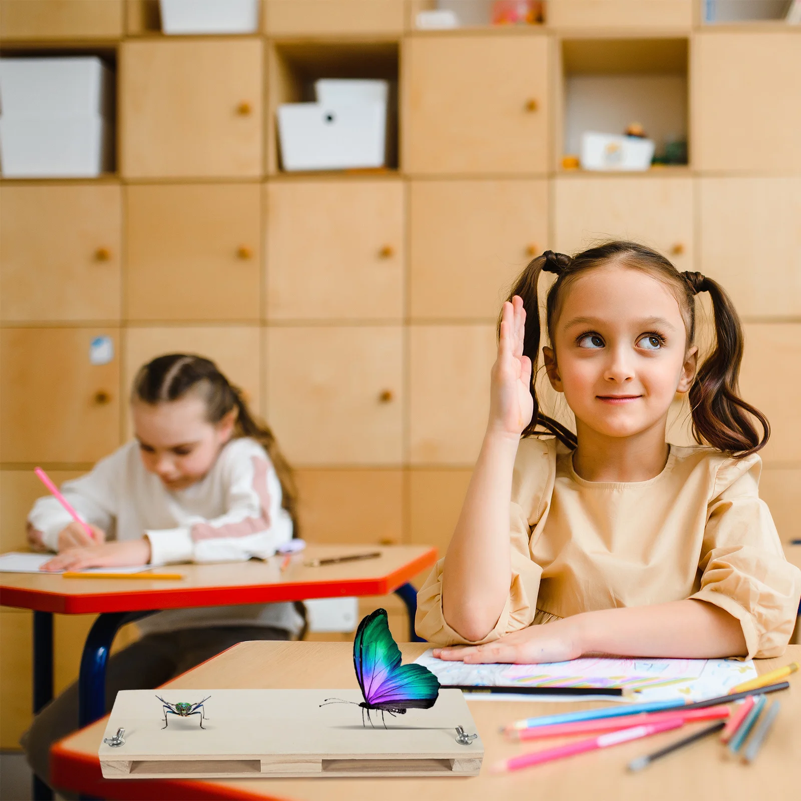 

Adjustable Specimen Pinning Board Wings Spreading Tool Plastic Insects Board For Butterfly Lover Student Teacher Use
