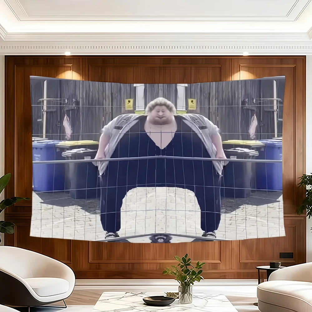 Rainer Winkler Drachenlord lustige Flagge, dekorative Banner, geeignet für Outdoor-Camping, Familienfeiern und Gartenmauern, Geschenk