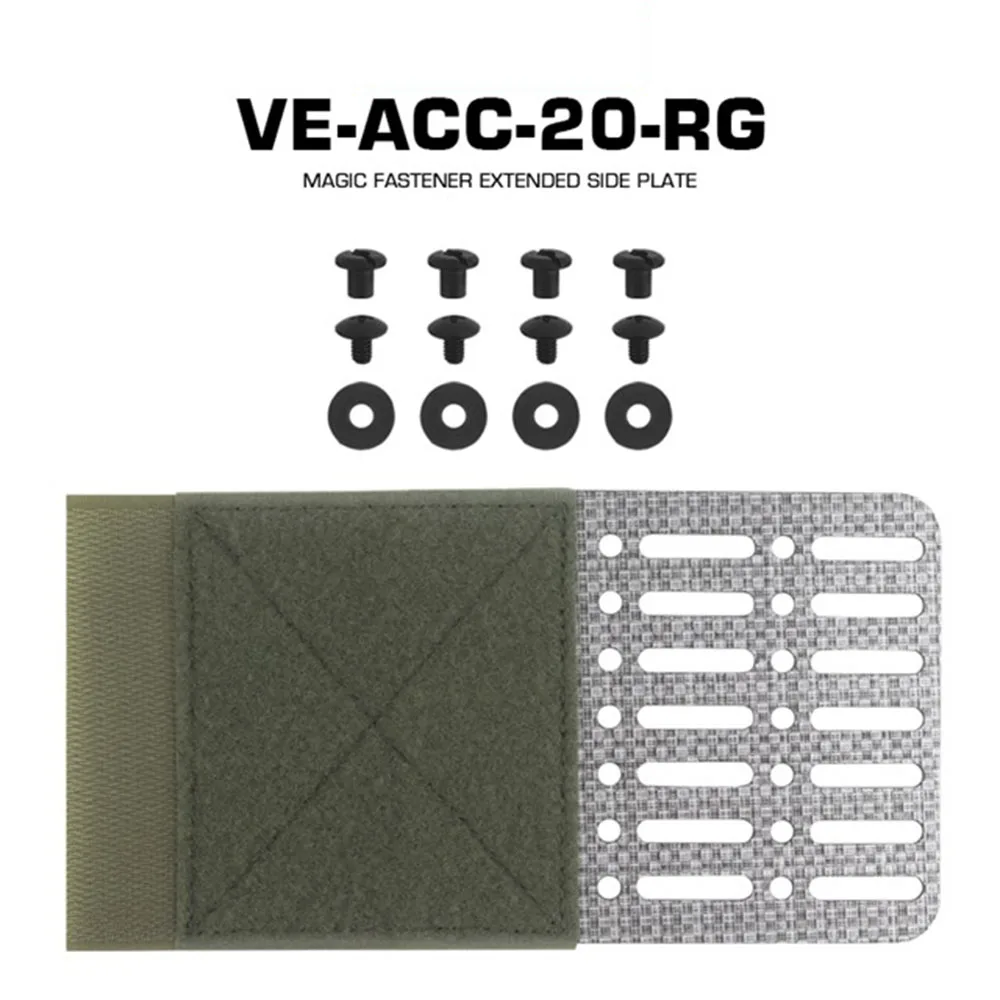 Alas laterales MOLLE universales para portaplacas tácticas