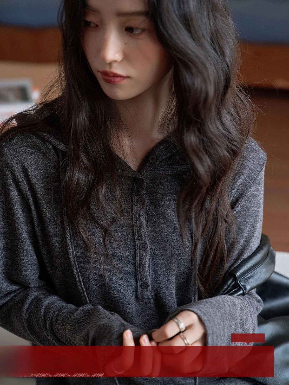 

Женская толстовка MoZaic с длинными рукавами, осенне-зимняя новинка, повседневный комфортный облегающий топ без застежек