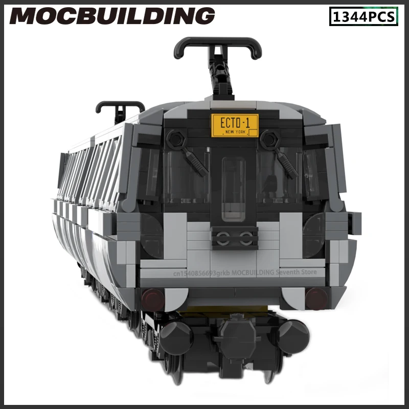 City Train MOC Building Blocks Underground Metro With Extension Display Station Model DIY Assembly Technology Bricks Toys Gifts