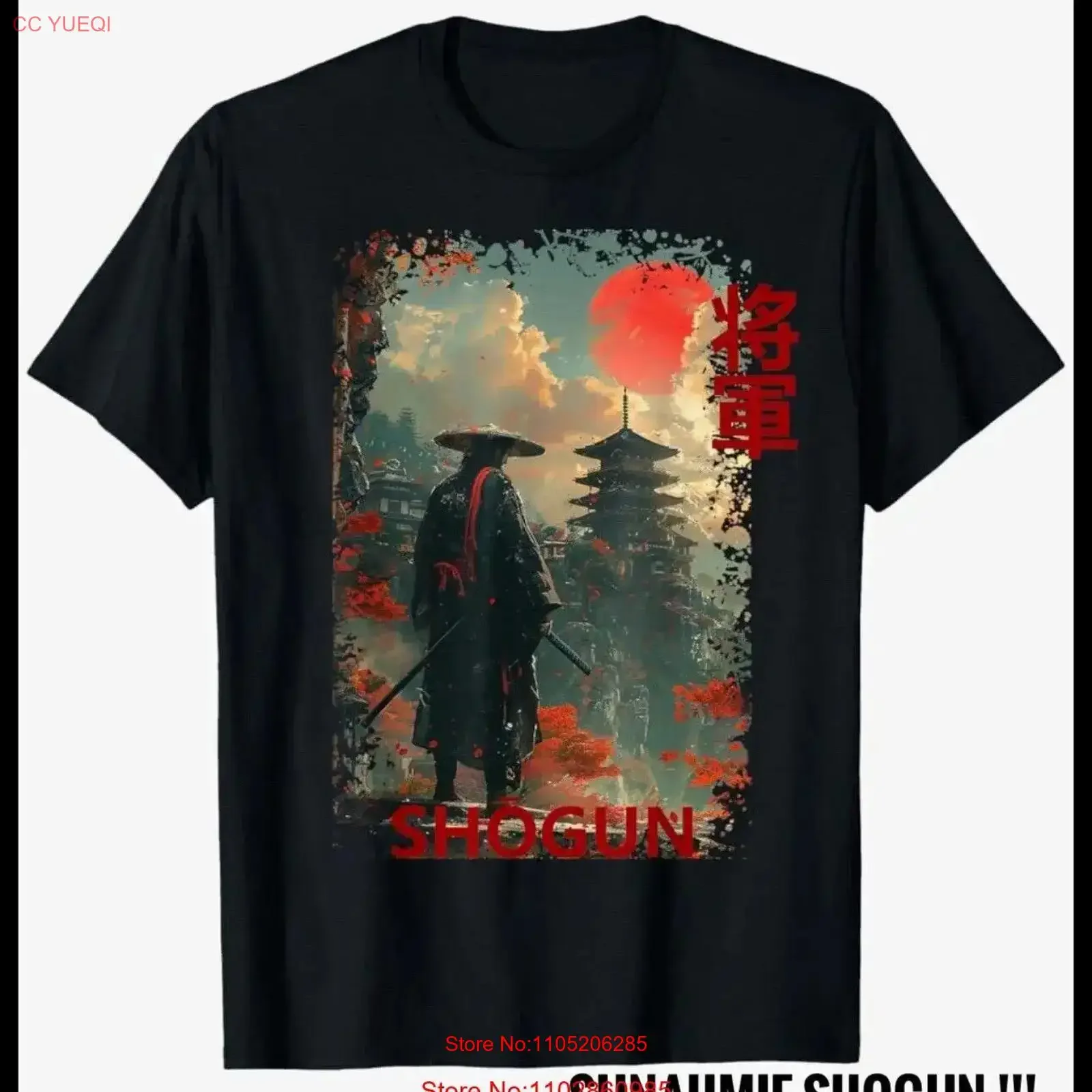 Shogun TV Fx Hulu Historia de Japón Divertido Fan Camiseta Vacaciones Navidad Halloween vintage Lavado Estirado ropa de diseñador Casual