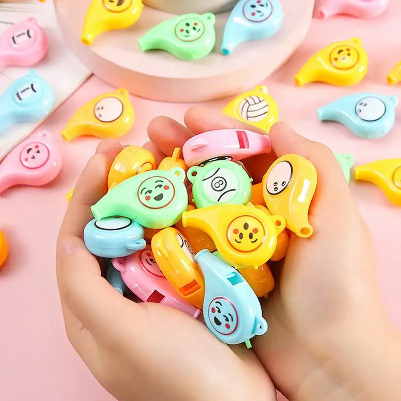 

24pcs Colorful Mini Whistle Kids Favor Small Gift Whistle Children Birthday Game Party Prize Kindergarten Gift Pinata Toy Filler