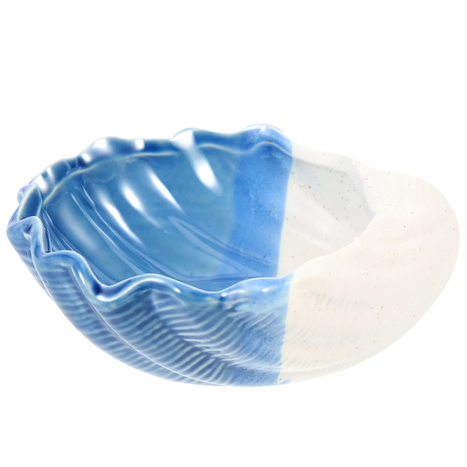 

Ocean Theme Trinket Dish Decorative Key Organizer Jewelry Storage Tray Ceramic Desktop Storage Plate Sundries Tray