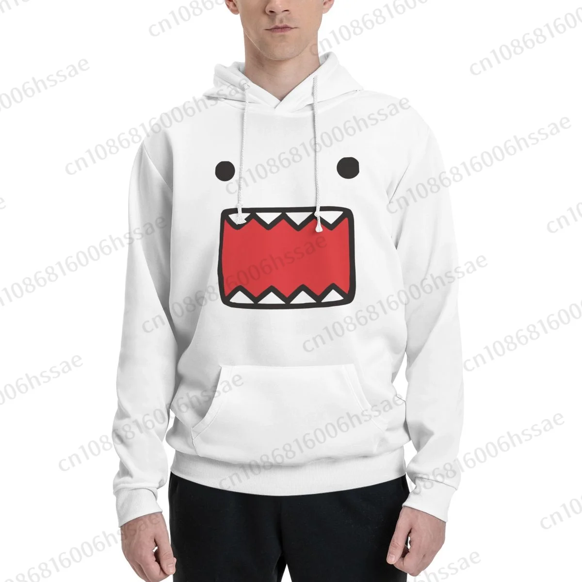 Domo Kun Doll Face Autumn Winter Fashion Hoody Men Woman Hoodies Sweatshirts Plus Fleece Pullover